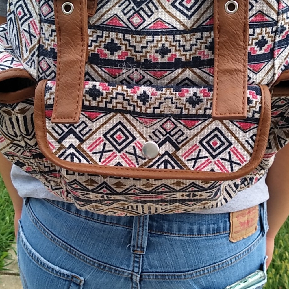 Aztec/ boho‎ bookbag - Picture 4 of 16